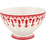 Fleur red french bowl 10 cm medium fra GreenGate - Tinashjem